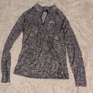 Women's Gray Quarter-Zip Jacket